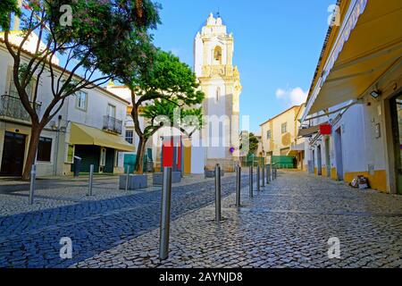 Historische Kirche St. Antonio in Lagos an der Algarve Portugal Stockfoto