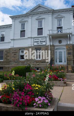 Victoria County Court House, erbaut im Jahr 1889, in Baddeck, Nova Scotia, Kanada. Stockfoto