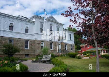 Victoria County Court House, erbaut im Jahr 1889, in Baddeck, Nova Scotia, Kanada. Stockfoto