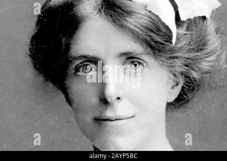 Annie KENNEY (1879-1953) englische politische Aktivistin und Suffragette etwa im Jahr 1910 Stockfoto