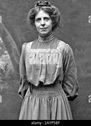 Annie KENNEY (1879-1953) englische politische Aktivistin und Suffragette etwa im Jahr 1910 Stockfoto