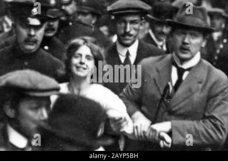 Annie KENNEY (1879-1953) Englische politische Aktivistin und Suffragette unter Arrest - Datum unbekannt Stockfoto