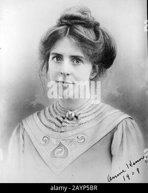 Annie KENNEY (1879-1953) Englische politische Aktivistin und Suffragette im Jahr 1909 Stockfoto