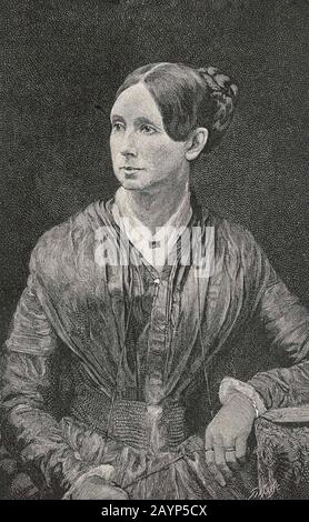 Dorothea DIX (1802-1887) amerikanische Sozial-Reformerin auf dem Gebiet der Geisteskrankheit Stockfoto