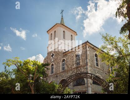 Kirche der Heiligen Jungfrau in der Altstadt von Nessebar, Bulgarien Stockfoto