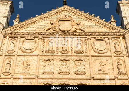 Valladolid, Spanien. Die Iglesia de San Pablo (Kirche des heiligen Paul) Stockfoto