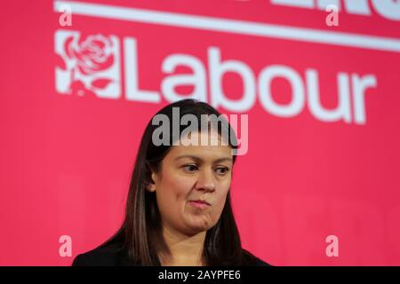 Business Design Center, North London. Februar 2020 - Kandidatin der Labour-Führung Lisa Nandy MP für Wigan bei einer Hustings Veranstaltung, die von der Co-operative Party im Business Design Center im Norden Londons veranstaltet wird. Credit: Dinendra Haria/Alamy Live News Stockfoto