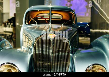 Los Angeles, CA - Juli 2019 Auto im Petersen Automotive Museum. Stockfoto