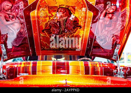 Los Angeles, CA - Juli 2019 Auto im Petersen Automotive Museum. Stockfoto