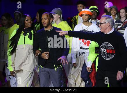 Tommy Hilfiger Dee Ocleppo Lewis Hamilton Redaktionelles Stockfoto