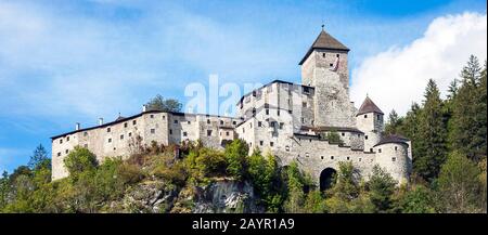 Schloss Taufers aus Sand in Taufers in Südtirol Italien Stockfoto