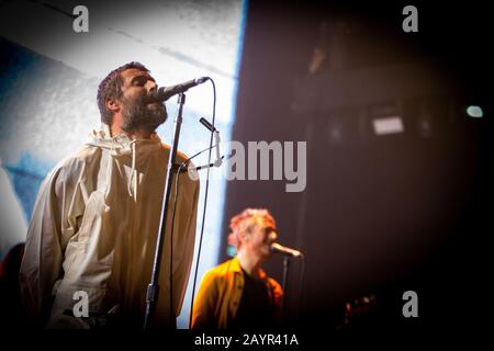 Liam Gallagher im Konzert al Mediolanum Forum di Assago (MI). Foto di Davide Merli. Liam Gallagher live @ Mediolanum Forum (MI) Davide Merli/Alamy Stockfoto