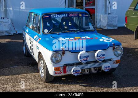 Hillman Imp Super, 1966, Reg No: FUO 111D, auf Der Great Western Classic Car Show, Shepton Mallet UK, Februar 08, 2020 Stockfoto