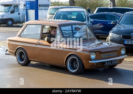Hillman Imp, 1967, Reg No: Kaa 545E, auf Der Great Western Classic Car Show, Shepton Mallet UK, Februar 08, 2020 Stockfoto