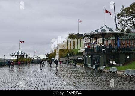 Sehenswürdigkeiten in der Stadt Quebec, der Hauptstadt von Quebec, Kanada Stockfoto