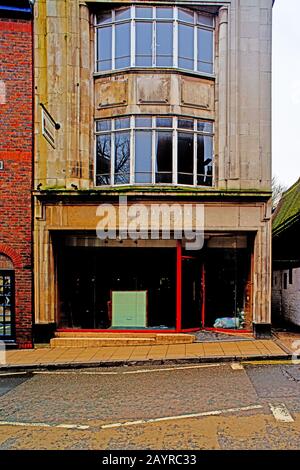 Rymans, Geschlossener Laden, Coppergate, York, England Stockfoto