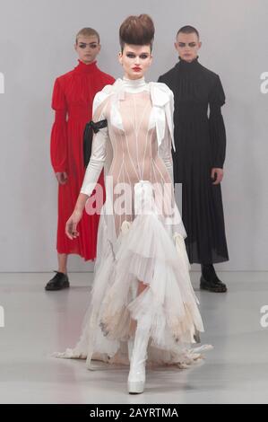 PAM Hogg AW20 Catwalk Show während der London Fashion Week bei Fashion Scout, Victoria House, London, Großbritannien. Credit: Antony Nettle/Alamy Live News Stockfoto