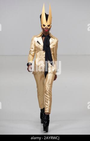 PAM Hogg AW20 Catwalk Show während der London Fashion Week bei Fashion Scout, Victoria House, London, Großbritannien. Credit: Antony Nettle/Alamy Live News Stockfoto