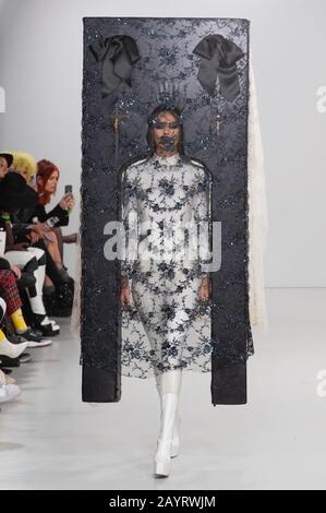PAM Hogg AW20 Catwalk Show während der London Fashion Week bei Fashion Scout, Victoria House, London, Großbritannien. Credit: Antony Nettle/Alamy Live News Stockfoto
