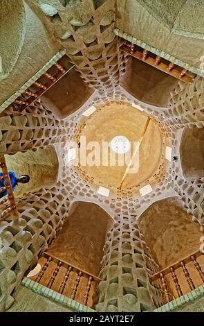 Meybod Taubenschlag Innenraum Stockfoto