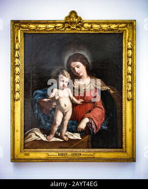 Musée des Beaux Arts de Chambéry: Atelier du Gerchin (1591-1666) Vierge à l'enfant 1650 Stockfoto