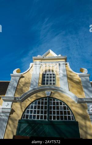 Die Bibliothek in Vergelegen, einem historischen Weingut in Somerset West, in der Provinz Westkaps in Südafrika bei Kapstadt. Stockfoto