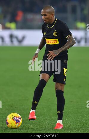 Rom, Italien. Februar 2020. Football Serie A Lazio gegen Inter, Rom (Italien) 16. Februar 2020 Ashley Young Credit: Independent Photo Agency/Alamy Live News Stockfoto