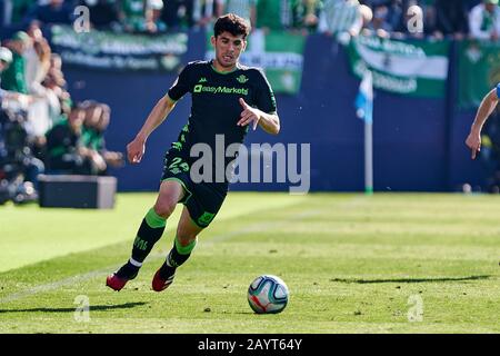 Carles Alena von Betis Balompie während des Spiels der La Liga zwischen CD Leganes und Real Betis Balompie im Butarque Stadium in Leganes im Einsatz.(Endstand; CD Leganes 0:0 Real Betis Balompie) Stockfoto
