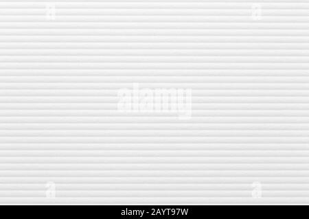 Hohe Detailstruktur von weiß gestreiftem Papier. Stockfoto
