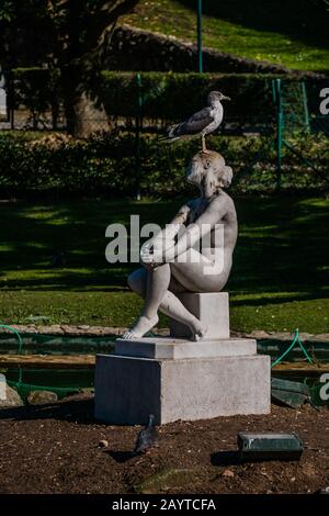 Die Estufa Fria ist ein Gewächshaus mit drei Gärten im Eduardo VII Park, zwischen Alameda Engenheiro Edgar Cardoso und Alameda Cardeal Cerejeira Stockfoto