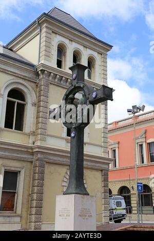 Prester John Memorial, Fleming Square, Port Elizabeth, Nelson Mandela Bay, Eastern Cape Province, Südafrika, Afrika Stockfoto