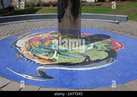 Optische Kunstwerke "Harmony in Nature", Athenaeum, Athol Fugard Terrace, Port Elizabeth, Nelson Mandela Bay, Eastern Cape Province, Südafrika, Afrika Stockfoto