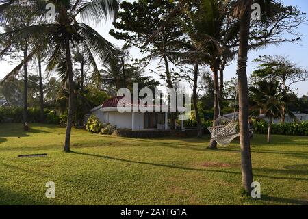 Premium Meerblick Cottage Zimmer im 5-Sterne Taj Fisherman's Cove Resort and Spa, Chennai, Indien Stockfoto