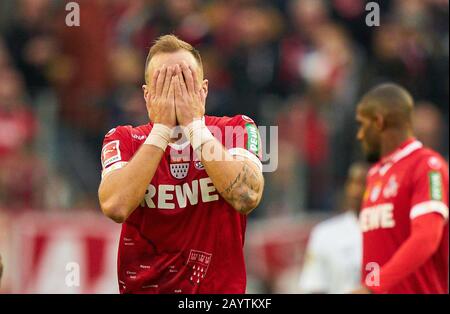 Fußball Köln - München, Köln 16. Februar 2020. Rafael CSICHOS, 1.FCK 5 Sad 1.FC KÖLN - FC BAYERN MÜNCHEN 1-4 - DFL-REGELUNGEN VERBIETEN JEDE VERWENDUNG VON FOTOS als BILDSEQUENZEN und/oder QUASI-VIDEO - 1.Deutsche Fußball-Liga, Düsseldorf, 16. Februar 2020. Saison 2019/2020, Spieltag 22, FCB, München © Peter Schatz / Alamy Live News Stockfoto