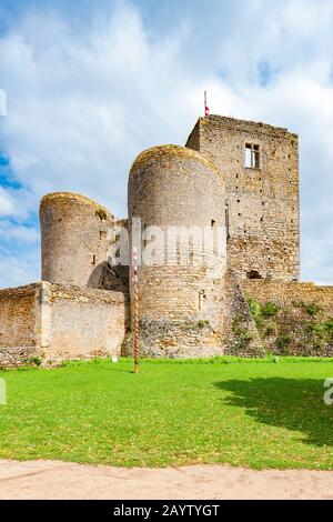 Die alte Burg von Semur en Brionnais, Burgund, Frankreich Stockfoto