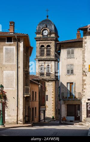 Pont en Royans im Nationalpark Vercors, Rhone-Alpen, Frankreich Stockfoto