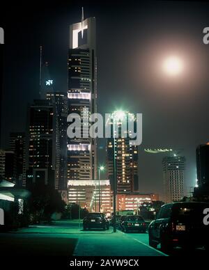 Hinter der Straße Sheikh Zayed, Dubai. Stockfoto