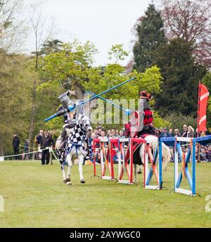 Blenheimer Palast Jousting Stockfoto