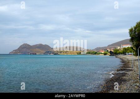 Griechenland, Insel Lemnos, Strand in Agios Ioannis Stockfoto