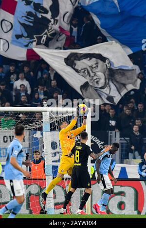 Rom, Italien. Februar 2020. Daniele Padelli (Inter) während des italienischen Serie-A-Spiels zwischen Lazio 2:1 im Olimpic-Stadion am 16. Februar 2020 in Roma, Italien. Kredit: Aflo Co. Ltd./Alamy Live News Stockfoto