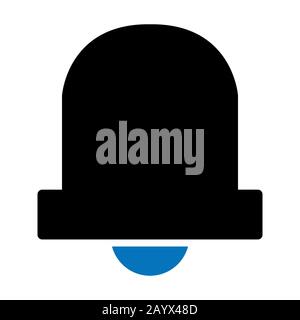 Einfaches UI Glylph Symbol Design Image. Es kann auch für die Benutzeroberfläche verwendet werden. Geeignet für mobile Apps, Web-Apps und Printmedien Stockfoto