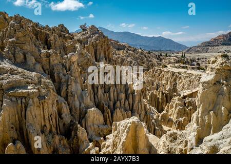 Moon Valley, La Paz, Bolivien Stockfoto