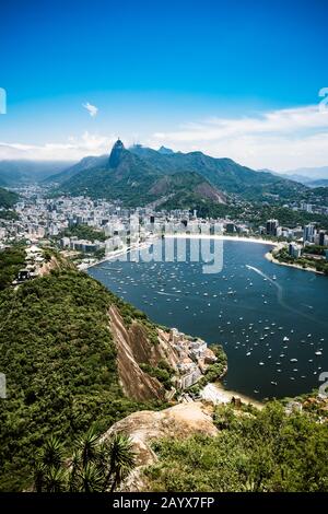 Stadtbild von Rio de Janeiro Stockfoto