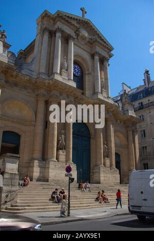 Kirche Saint-Roch, Paris Stockfoto