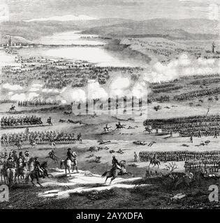 Die Schlacht bei Austerlitz am 2. Dezember 1805, die napoleonischen Kriege Stockfoto