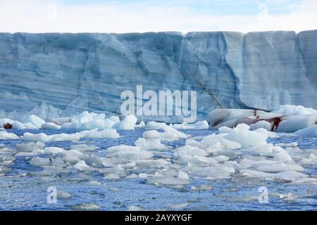 Spitzbergen Eis Stockfoto