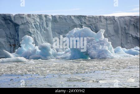 Spitzbergen Eis Stockfoto