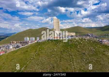 Memorial auf Zaisan Tolgoi in Ulaanbaatar Stockfoto