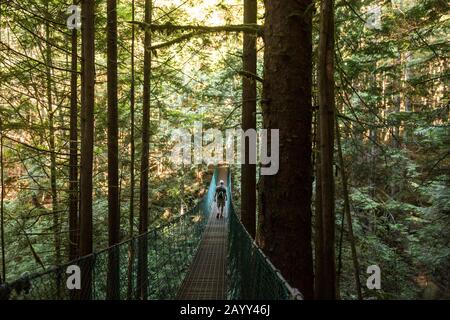 Mystic Beach, Juan de Fuca Coastal Trail, Vancouver Island bei Sooke, British Columbia, Kanada. Stockfoto