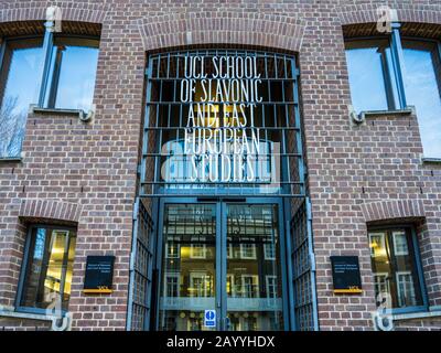 UCL School of Slavonic and East European Studies London. Das 2005 eröffnete Architektenbüro Short and Associates. Stockfoto